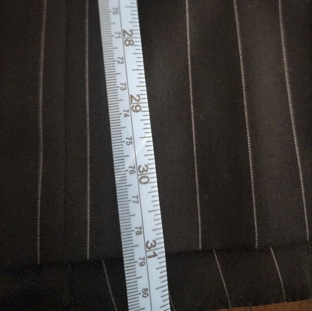 Brioni 42/52R 100% Wool Double Breasted pinstripe Suit Jacket - Picture 12 of 12